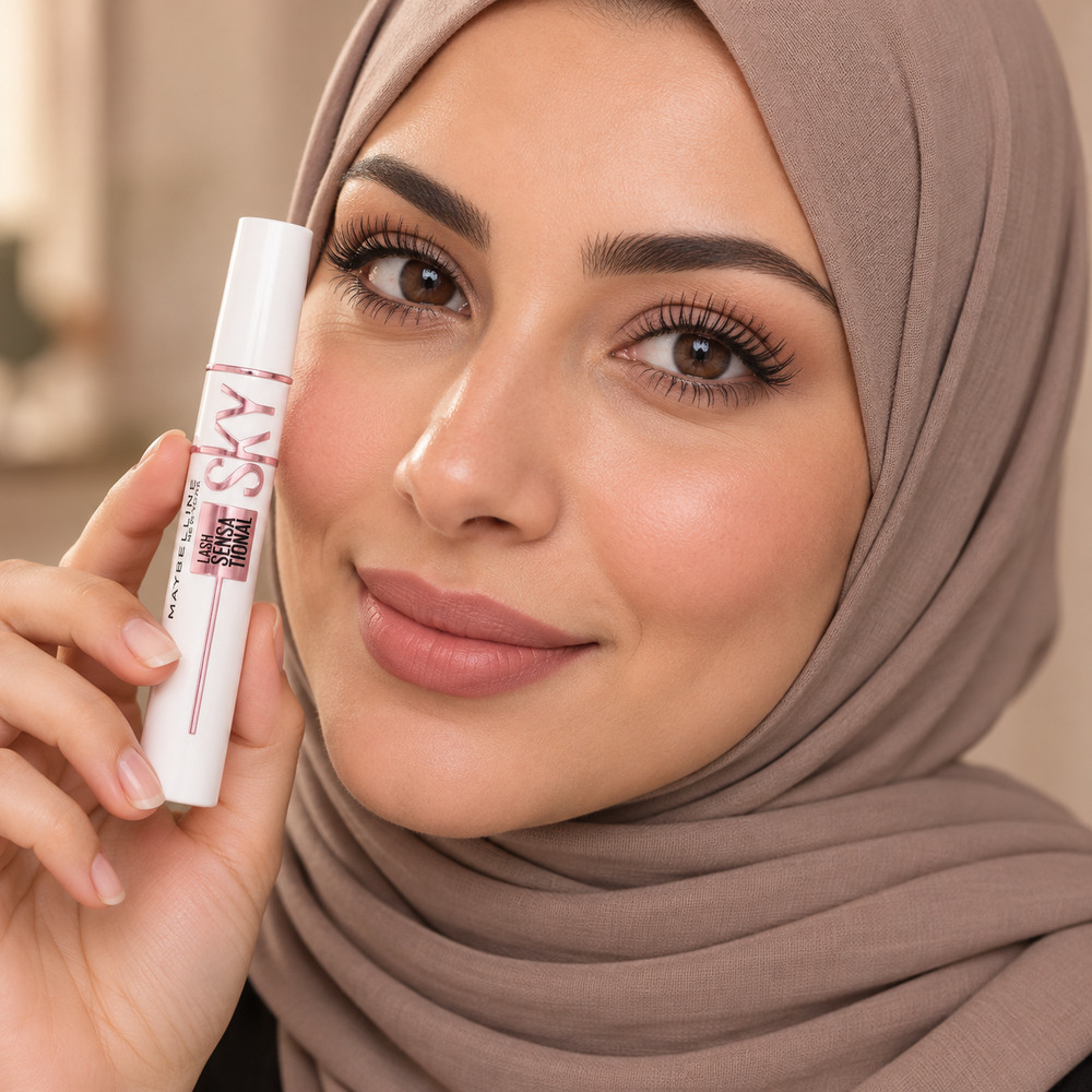 برايمر رموش ميبلين لاش سينسيشنال سكاي هاي الملون – Soft Black 810 – 7.7 مل