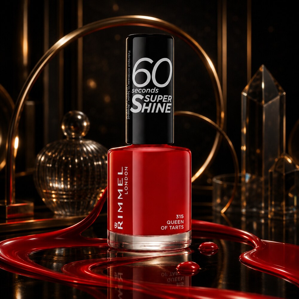 طلاء أظافر ريميل لندن 60 Seconds Super Shine درجة 315 Queen of Tarts