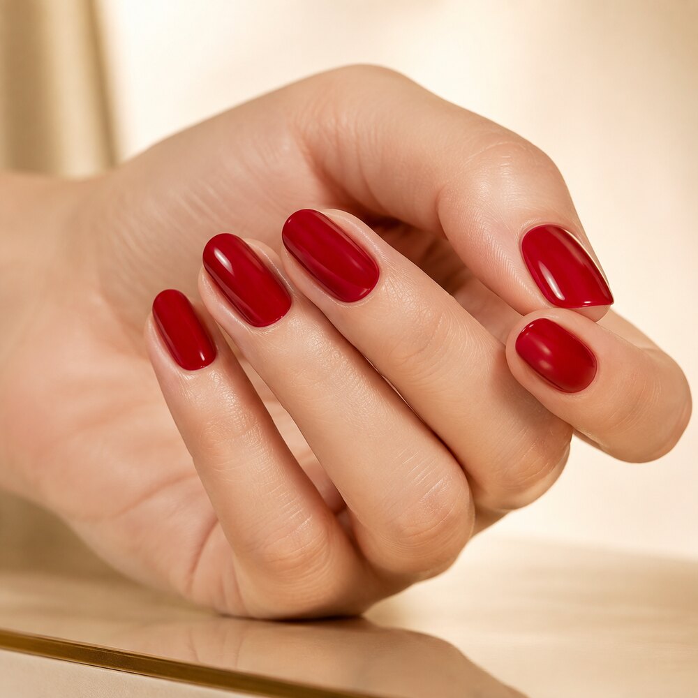 طلاء أظافر ريميل لندن 60 Seconds Super Shine درجة 315 Queen of Tarts — نتيجة استخدام المنتج