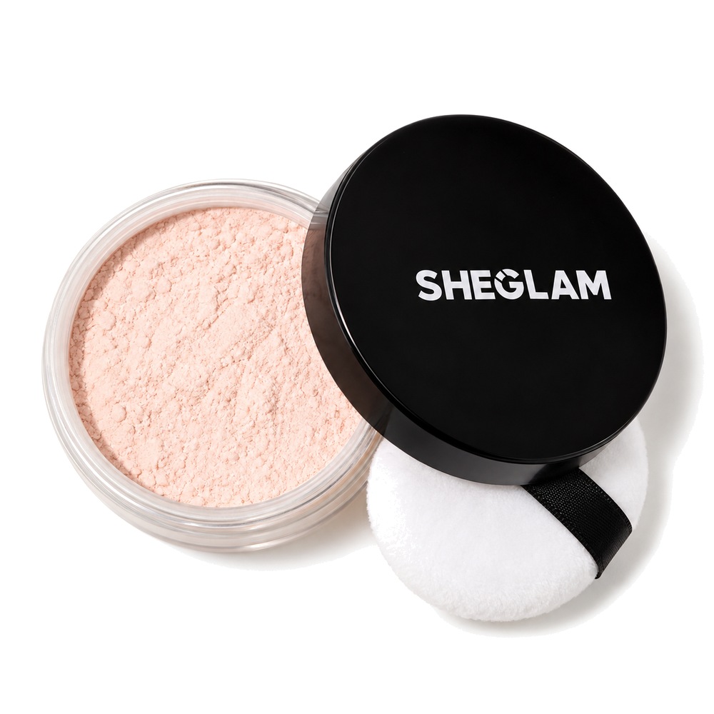 شيجلام بيكد جلو بودرة سائبة لتثبيت المكياج والتحكم في اللمعان – لايت بينك Light Pink – 10 جم